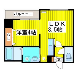 レジデンスタワー札幌の物件間取画像